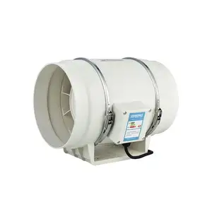 Produttore ventilazione plastica piccola AC silenziosa 4 6 8 10 pollici elettrico 220v condotto in linea ventilatore