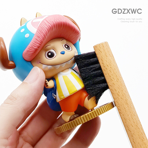 Wooden <strong>Hand</strong> <strong>Brush</strong> Horse Hair/Goat Hair Bristles Soft Suede Cleaner <strong>Brush</strong> Gem Ring Jewelry Cleaning <strong>Brush</strong> - Product Image 6