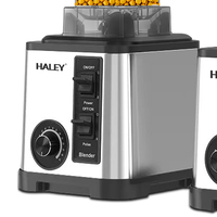 HALEY Juicer multifungsi prosesor makanan elektrik besi tahan karat senyap Drip-Proof tahan lama untuk penggunaan rumah tangga terlaris