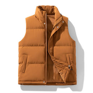 Custom Cotton Vests Coats Warm Winter Vest Cotton Padded <b>Men's</b> Vests Stand Collar <b>Waistcoat</b> <b>for</b> <b>Men</b> - Product Image 1