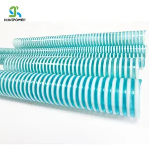 Tubo de manguera de succión de agua de PVC, flexible, fuerte, corrugado, de alta calidad, gran oferta, 2023