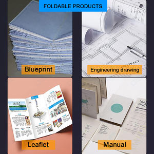 L4020 <span class=keywords><strong>A0</strong></span> Taille Automatique Couleur Dessin Papier <span class=keywords><strong>Plieuse</strong></span> pour Grands Documents Ingénierie Copie Papier Dossier Pompe Moteur PLC - Product Image 5