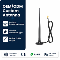 Antenne magnétique verticale personnalisée 2,4 GHz 12 dBi IP67 50 Ohm pour 4G LTE longue portée, distributeur automatique, DTU, borne de recharge, IoT