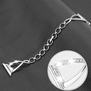 <span class=keywords><strong>Cinturino</strong></span> da polso con <span class=keywords><strong>cinturino</strong></span> in metallo con catena a diamante Bling in acciaio inossidabile per cinturini di ricambio per orologi <span class=keywords><strong>Apple</strong></span> <span class=keywords><strong>Watch</strong></span> - Product Image 4