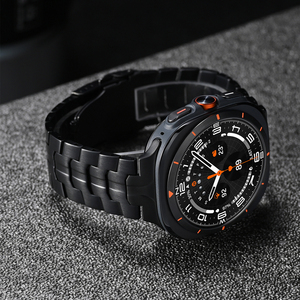 Cinturini di Lusso <span class=keywords><strong>in</strong></span> Vero <span class=keywords><strong>Titanio</strong></span> Senza Spazi per Samsung Galaxy Watch Ultra 47mm, Cinturini Iron Man <span class=keywords><strong>in</strong></span> <span class=keywords><strong>Titanio</strong></span> per Galaxy Ultra - Product Image 4
