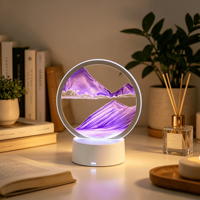 2025 Offre Spéciale Quicksand peinture veilleuse colorée LED veilleuse décoration intérieure cadeaux de bureau