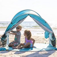 Tente de plage pour 3-4 personnes, parasol de sport, abri solaire instantané, tente pare-soleil, auvent pour bébé, tente de protection, construction gratuite