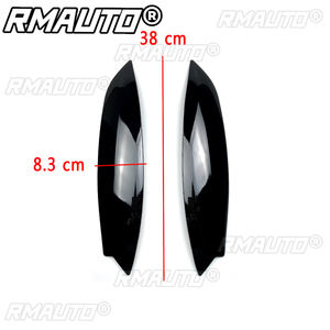 Par de Cubiertas Decorativas Cromadas para Faros Delanteros Estilo CarbonLook para Volkswagen VW GOLF MK5 GTI R 2005 2006 2007 - Product Image 5