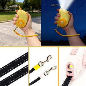 Maßgefertigte Luxus-Mini-Rollleine für Hunde mit Wiederaufladbarem Licht, Verstellbare LED-Rollleine für Haustiere - Product Image 2