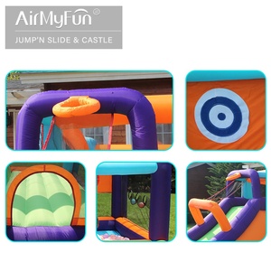 Maison gonflable Airmyfun en PVC avec toboggan Maison gonflable avec souffleur <span class=keywords><strong>Grand</strong></span> château gonflable pour enfants - Product Image 5