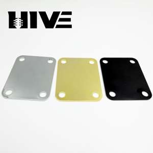 Placa de Refuerzo para Guitarra Eléctrica HIVE de 3 Colores y 4 Orificios en Forma de F/V, para Conexión de Mástil y Cuerpo, Puente Metálico con Tornillos - Product Image 4