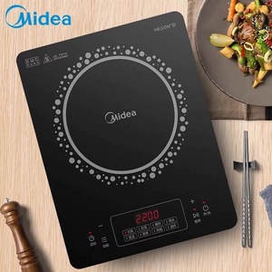 เตาแม่เหล็กไฟฟ้า Midea 2200W แผงควบคุมแบบสัมผัส หน้ากระจก สำหรับทำอาหารที่บ้าน - Product Image 1