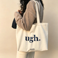 Sac fourre-tout en toile réutilisable grande capacité, multifonctionnel, simple, avec logo personnalisé imprimé et poignée en corde, vente en gros
