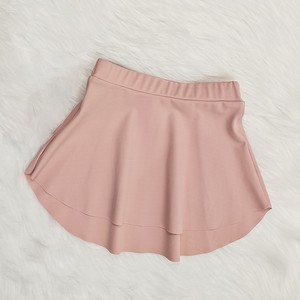 2026 Custom Logo Girls Kids Nylon Spandex 8 Colors Dance Skirts Elastic Waist Ballet <strong>Pull</strong> on Skirt - Product Image 3