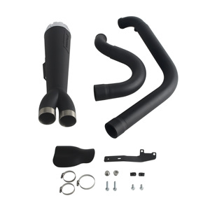 Sistema de escape completo 2 en 1 para motocicleta de alto rendimiento Big Bore para Harley Dyna <span class=keywords><strong>Fat</strong></span> <span class=keywords><strong>Bob</strong></span>/Low Rider/Street <span class=keywords><strong>Bob</strong></span> <span class=keywords><strong>2006</strong></span>-2017 - Product Image 1