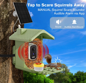 Cámara para Observación de Aves con Grabación de Video 2K HD, 5 Accesorios DIY, Identificación por IA, Captura Automática, Regalo Ideal para Amantes de las Aves, Cámara Inteligente para Comedero con Energía Solar PAV - Product Image 2