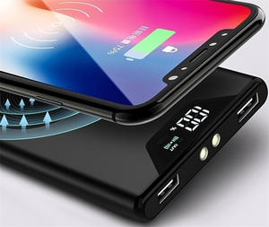 Caricabatterie Wireless <span class=keywords><strong>Portatile</strong></span> da 10000mAh, Stazione di Ricarica Esterna per Tutti gli <span class=keywords><strong>Smartphone</strong></span> - Product Image 6