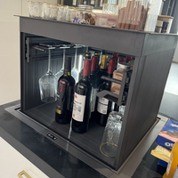 Nouvelle cuisine armoire automatique commande vocale levage armoire murale ascenseur électrique tirer panier
