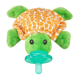 A706 Porte-tétine personnalisé pour tortue <span class=keywords><strong>de</strong></span> mer adapté à tous les âges Nom <span class=keywords><strong>de</strong></span> <span class=keywords><strong>marque</strong></span> Tétine détachable Vente en gros Porte-tétine pour animal en peluche - Product Image 2