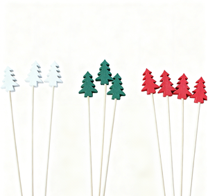 Stuzzicadenti in bambù colorati <span class=keywords><strong>per</strong></span> albero di Natale, rosso, verde, bianco, usa e getta, <span class=keywords><strong>per</strong></span> Pasqua, feste, torte, cupcake, frutta, antipasti - Product Image 6