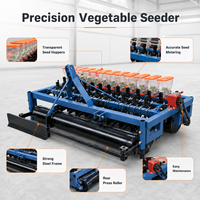 Semoir de précision pour légumes, monté sur tracteur, pour une plantation stable multi-rangs