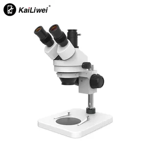 OMAX 7X-45X Trinocular Professional Gemology Stereo Zoom Microscope with Rotatable Base and 14MP Camera and Darkfield Stage 