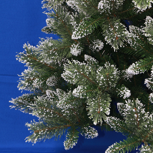 Árbol de Navidad de PVC PE para interiores de clase alta Entrega rápida Fácil de montar <span class=keywords><strong>Abeto</strong></span> completo con bisagras con soporte de metal Efecto nevado - Product Image 3