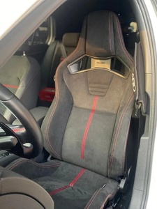 Sedili da Auto in Fibra di Carbonio Universali Regolabili di Alta Qualità in Pelle PVC per Simulatore di Corse - Product Image 2