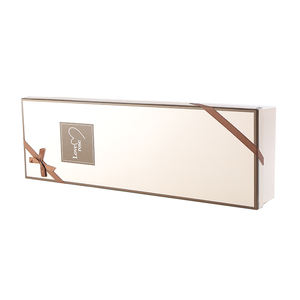 주문 로고 인쇄 마분지 꽃 장미 상자 리본을 가진 호화스러운 마분지 기초 그리고 뚜껑 선물 포장 상자 - Product Image 6