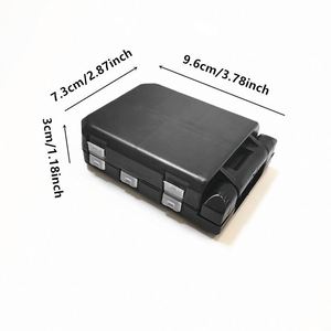 Organisateur de pilules hebdomadaire haute clarté avec 10 compartiments et couvercles à clipser - Product Image 4