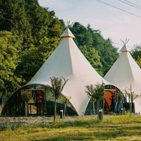 Tente à baldaquin extérieure Oxford au design unique, thème nature, quatre saisons, imperméable (plus de 3000 mm), idéale pour restaurants, complexes hôteliers, hôtels, touristes, et parfait pour les photos Instagram.