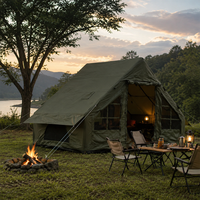 Tente familiale de camping gonflable extérieure grande et imperméable en Oxford à installation instantanée