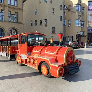 Tren Turístico sin Rieles de 72 Plazas, Autobús Turístico, Vehículo Turístico con Luces Navideñas para Exteriores - Product Image 1