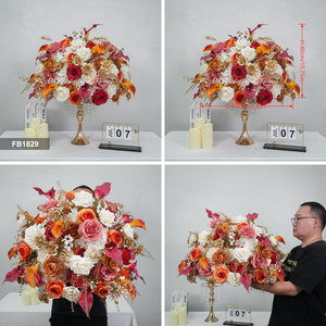 Centro de Mesa de Rosas Artificiales de Seda al por Mayor para Decoración de Bodas, Navidad y Festivales - Tamaño y Color Personalizables, Larga Duración - Product Image 3