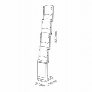 Espositore pieghevole per depliant "real zip" - Product Image 1