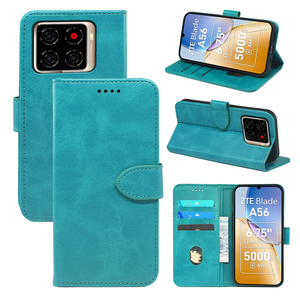 Funda de teléfono móvil de cuero magnético Premium para <span class=keywords><strong>ZTE</strong></span> <span class=keywords><strong>Blade</strong></span> 20 10 Smart <span class=keywords><strong>V2020</strong></span> Vita F50 5G Axon 40 Ultra PU hebilla Flip Book Cover - Product Image 1