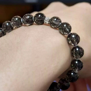 Fortune et chance pour Bracelet Bannish Bad Luck Birthstone Energy pour Bracelet avec Quartz Pearl Ruby Stones Trendy Style - Product Image 3