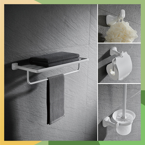 Moderno Toallero de Acero Inoxidable para Baño y Cocina, con Ganchos para Toallas, Portarrollos de Papel y Garantía de 5 Años para Uso en Hoteles - Product Image 4