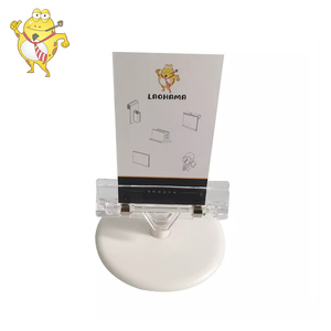 LAOHAMA Kệ Siêu Thị Tùy Chỉnh Kẹp Nhựa Dẻo Hai Đầu Điều Chỉnh Được Kẹp Kệ Trong Suốt - Product Image 6