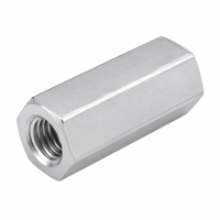 Espaciador hexagonal de rosca hembra, de aluminio y acero inoxidable, mecanizado por CNC, perno de conexión, rosca de longitud personalizada, elemento de fijación OEM