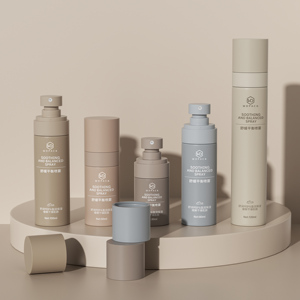 Botellas Cosméticas Personalizables de Lujo con Diseño Redondo de 30ml 50ml 80ml 100ml 120ml con Pulverizador - Product Image 2