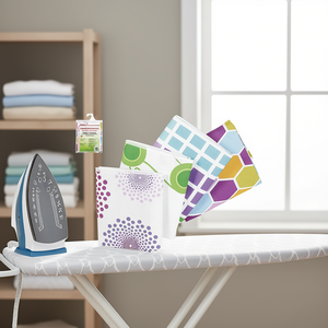 Funda para tabla de planchar, paquete de 5, diseños estampados Bella Cotone para uso en planchado - Product Image 3