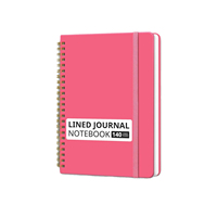 Carnet de notes de bureau A4 personnalisé avec logo, reliure spirale double, papier couché 120 feuilles, idéal pour réunions d'affaires – Nouveauté !