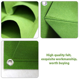 Jardinière verticale à 36 poches en feutre, jardinière murale verticale, sacs de culture pour plantes aromatiques et légumes en extérieur - Product Image 2