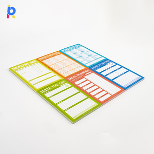 Bloc de notas adhesivo fuerte con logotipo personalizado, papelería de oficina de negocios, Bloc de notas de papel compensado, notas adhesivas - Product Image 3