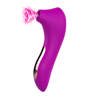 USB Magnetisch Aufladbarer Saugvibrator für Klitorale & Brustwarzen-Stimulation IPX7 Wasserdicht