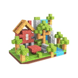 Mi Mundo Magnético, Bloques de Construcción Magnéticos de Plástico, Bosque Primitivo, Mini Bloques de 2x2x2cm, Kits de Juguetes YSJ - Product Image 5