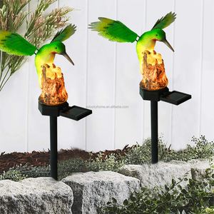 Năng lượng mặt trời ngoài trời Đèn trang trí mô phỏng động vật vườn sân vườn rau âm mưu chim thấm <span class=keywords><strong>Owl</strong></span> cỏ đèn - Product Image 5