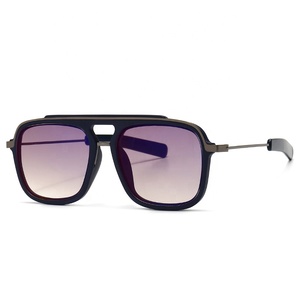 El logotipo del cliente de 2020 de los hombres de la nueva moda retro de la marca de lujo de hierro hombre gafas de sol de - Product Image 1