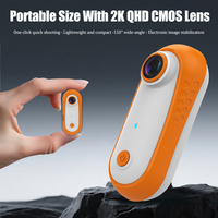 Mini caméra pour animaux de compagnie 2025 à clipser avec batterie intégrée, autonomie ultra-longue 150 jours °   Objectif grand angle portable à clipser